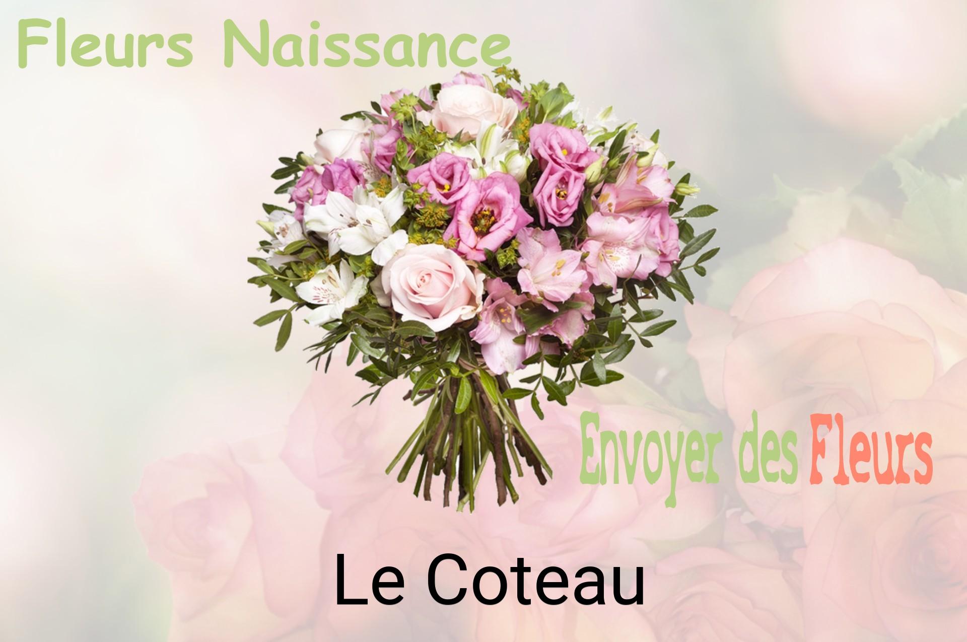Bouquet de fleurs de naissance livré à Le Coteau